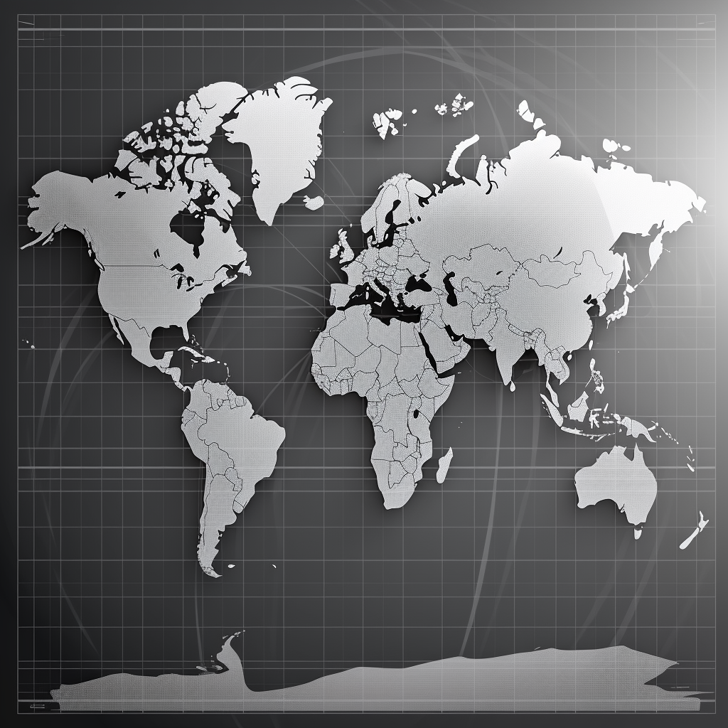World map background